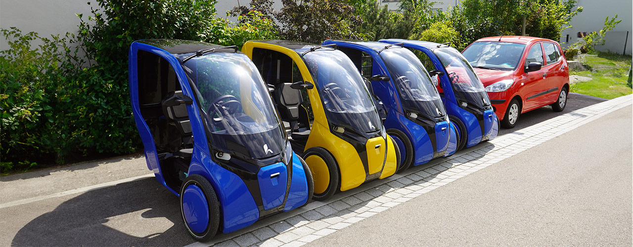 sparsame Parkfläche